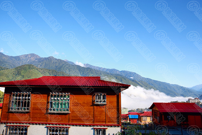 西藏樹(shù)脂瓦房屋